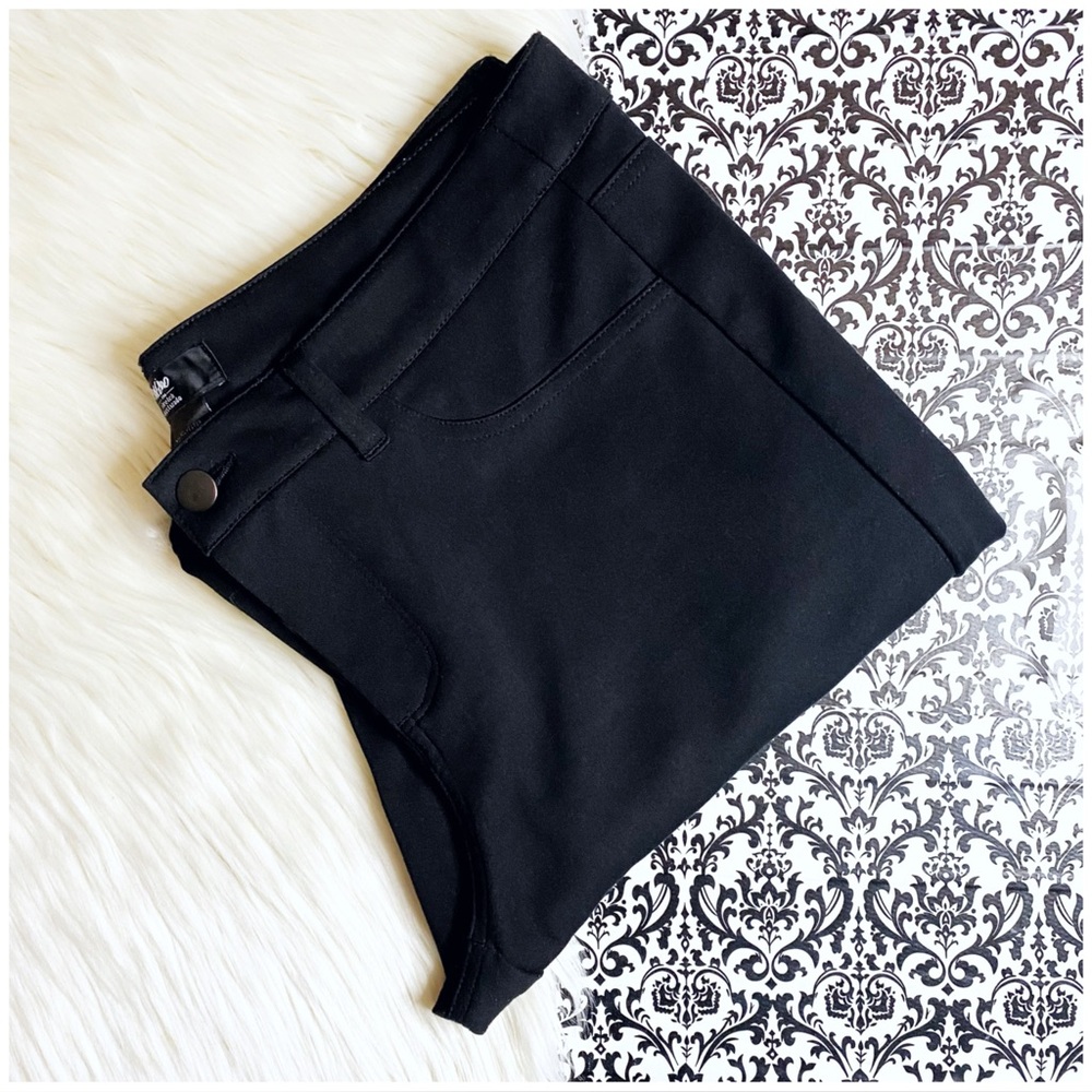 Mossimo : size : 14 : black wide flare leg casual stretch dress pants